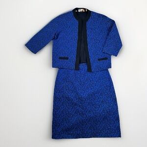 VTG 2 Piece Skirt Suit Women The Broadway Southern California Dept Stor Rare